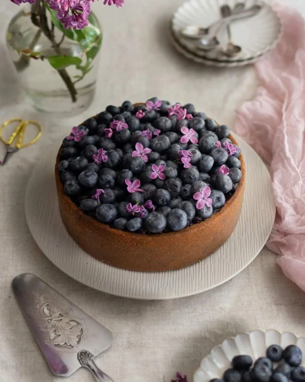 Cheesecake à la myrtille
