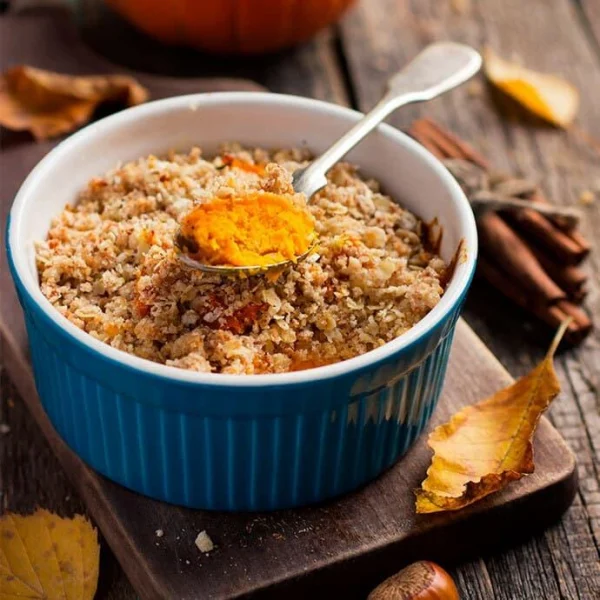 Crumble châtaigne et potimarron