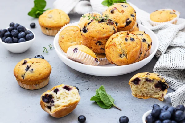 Muffins aux myrtilles