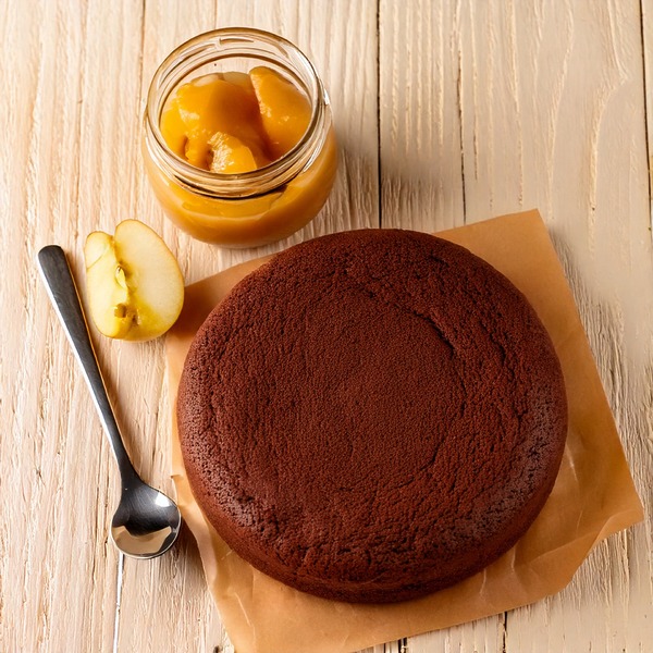 Gâteau au chocolat et à la compote