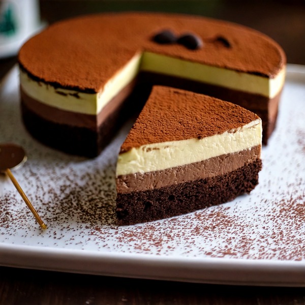 Gâteau aux trois chocolats pour la Fête des Pères