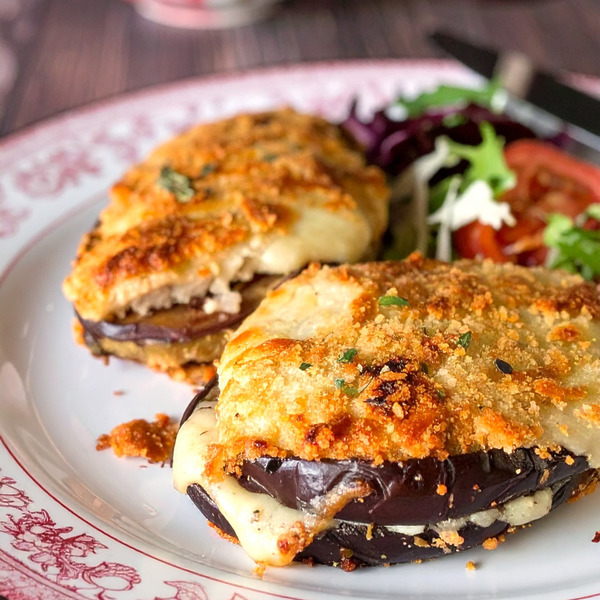 Cordon bleu d’aubergines